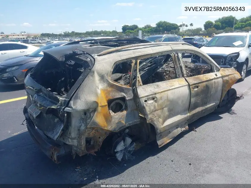 2024 Volkswagen Taos Se VIN: 3VVEX7B25RM056343 Lot: 42202202