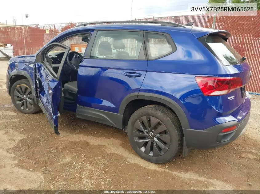2024 Volkswagen Taos 1.5T S VIN: 3VV5X7B25RM065625 Lot: 42234056