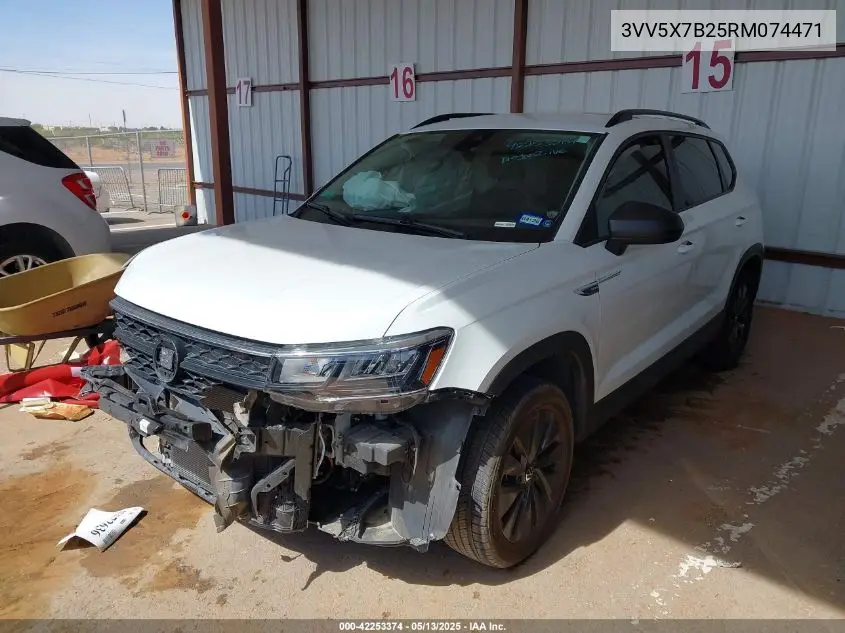 2024 Volkswagen Taos 1.5T S VIN: 3VV5X7B25RM074471 Lot: 42253374