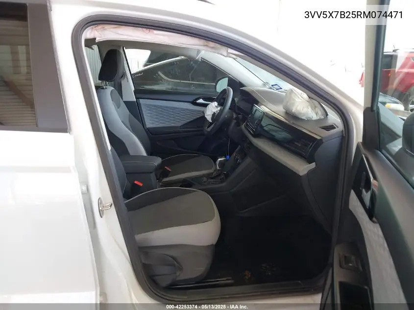 2024 Volkswagen Taos 1.5T S VIN: 3VV5X7B25RM074471 Lot: 42253374