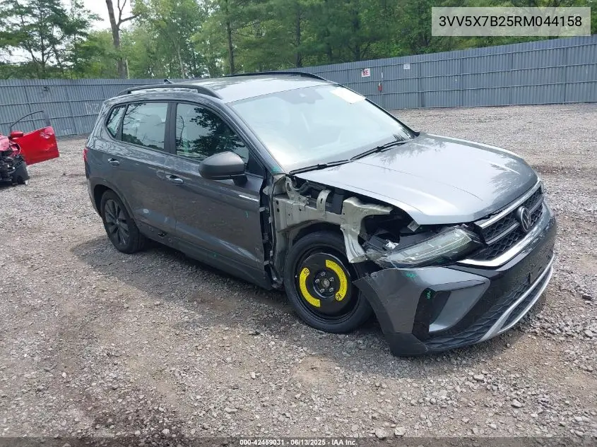 2024 Volkswagen Taos 1.5T S VIN: 3VV5X7B25RM044158 Lot: 42459031