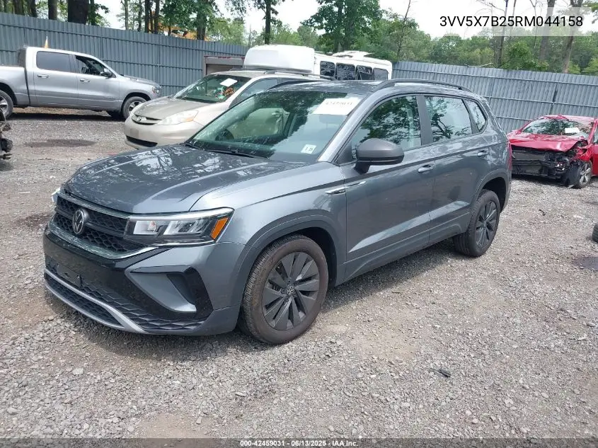 2024 Volkswagen Taos 1.5T S VIN: 3VV5X7B25RM044158 Lot: 42459031