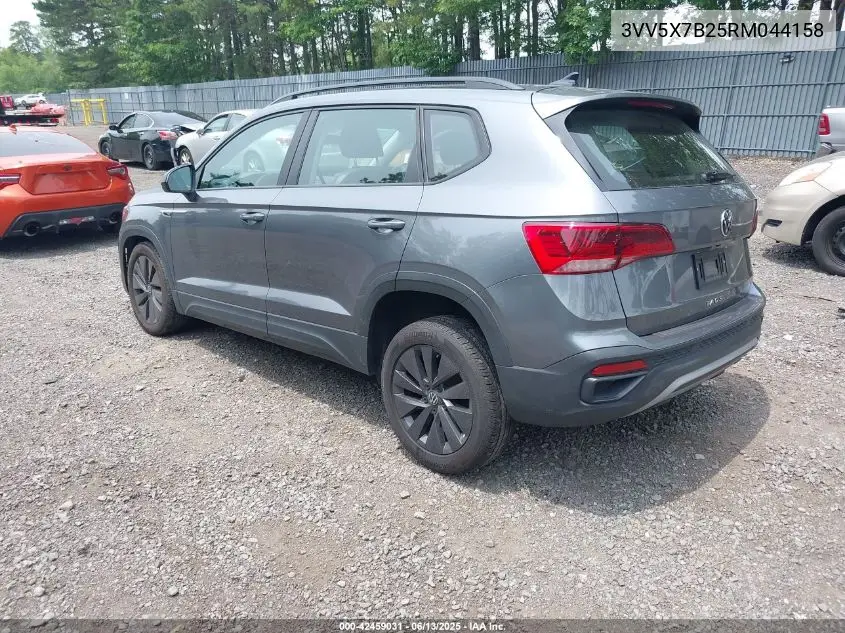 2024 Volkswagen Taos 1.5T S VIN: 3VV5X7B25RM044158 Lot: 42459031