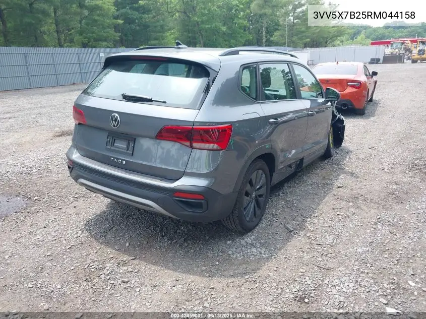 2024 Volkswagen Taos 1.5T S VIN: 3VV5X7B25RM044158 Lot: 42459031