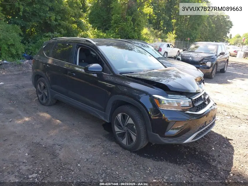2024 Volkswagen Taos 1.5T Se VIN: 3VVUX7B27RM089663 Lot: 42471446