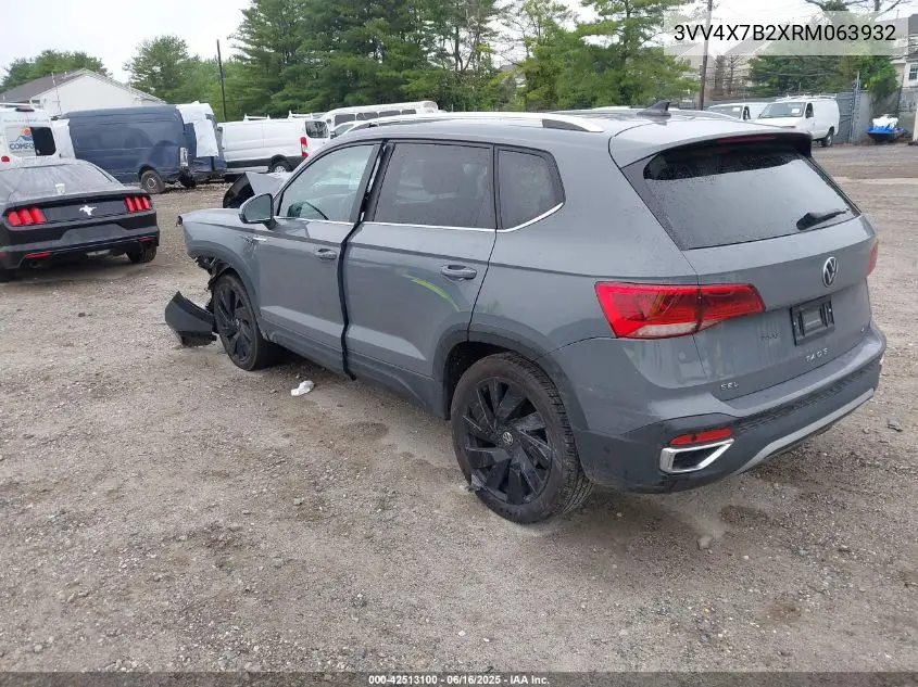 2024 Volkswagen Taos 1.5T Sel VIN: 3VV4X7B2XRM063932 Lot: 42513100
