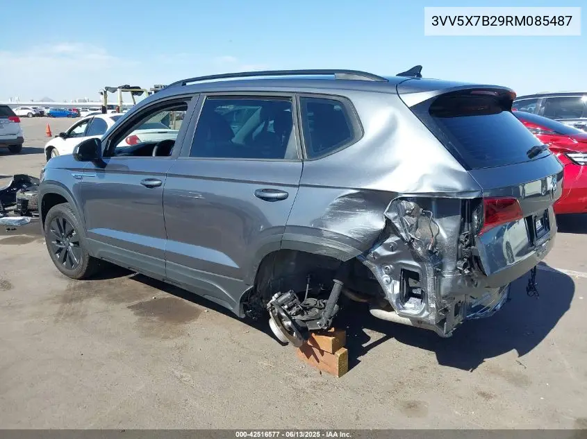 2024 Volkswagen Taos 1.5T S VIN: 3VV5X7B29RM085487 Lot: 42516577