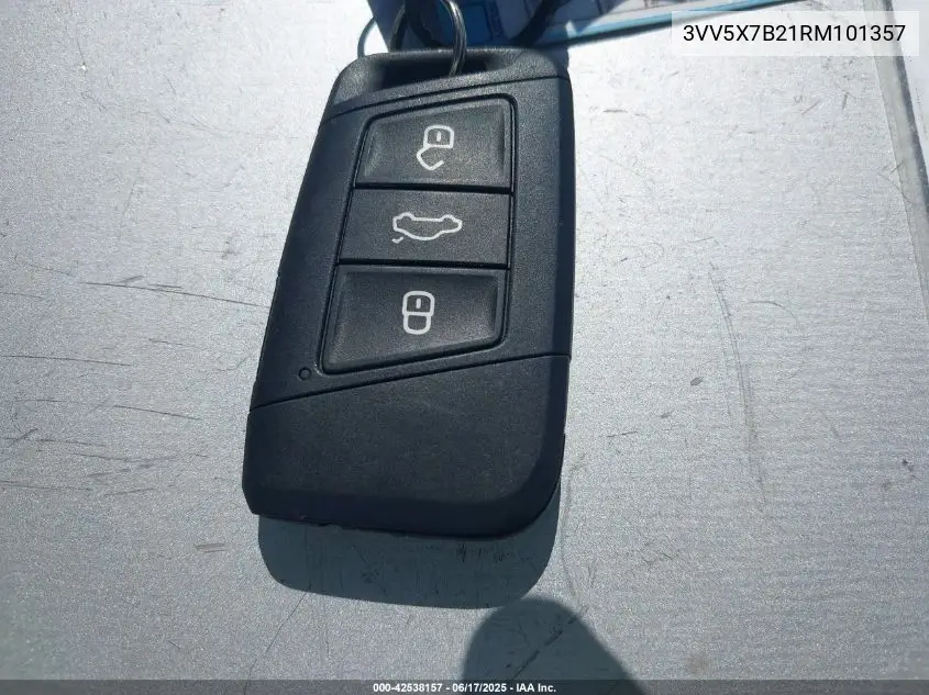 2024 Volkswagen Taos 1.5T S VIN: 3VV5X7B21RM101357 Lot: 42538157