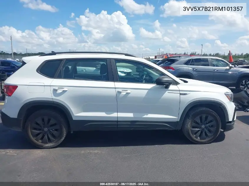 2024 Volkswagen Taos 1.5T S VIN: 3VV5X7B21RM101357 Lot: 42538157