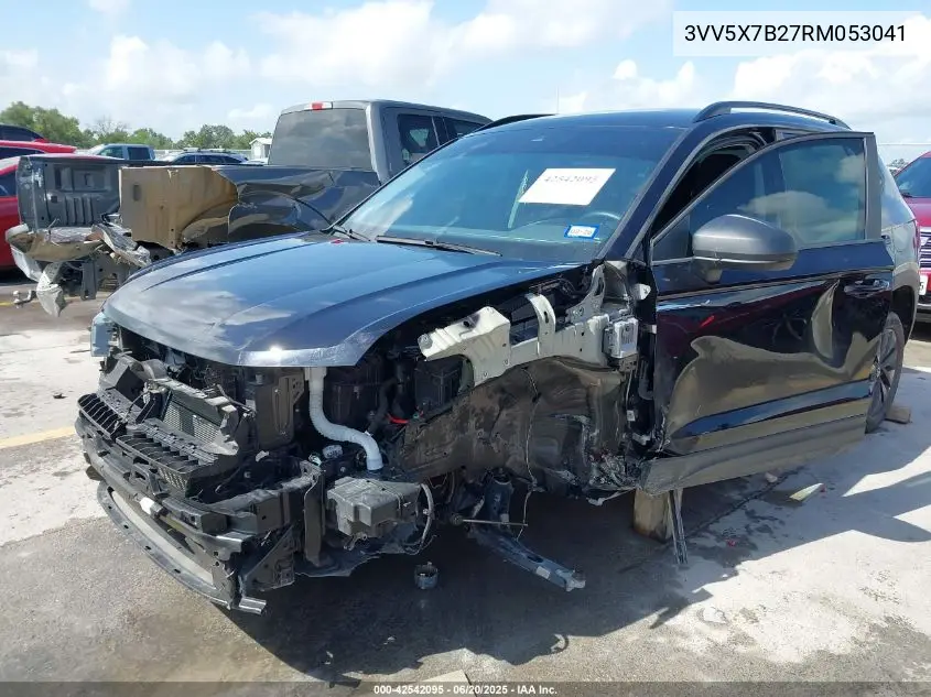 2024 Volkswagen Taos 1.5T S VIN: 3VV5X7B27RM053041 Lot: 42542095