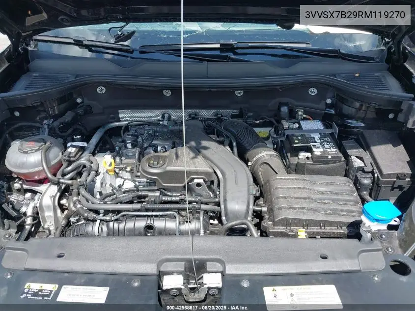 2024 Volkswagen Taos 1.5T Se VIN: 3VVSX7B29RM119270 Lot: 42568617