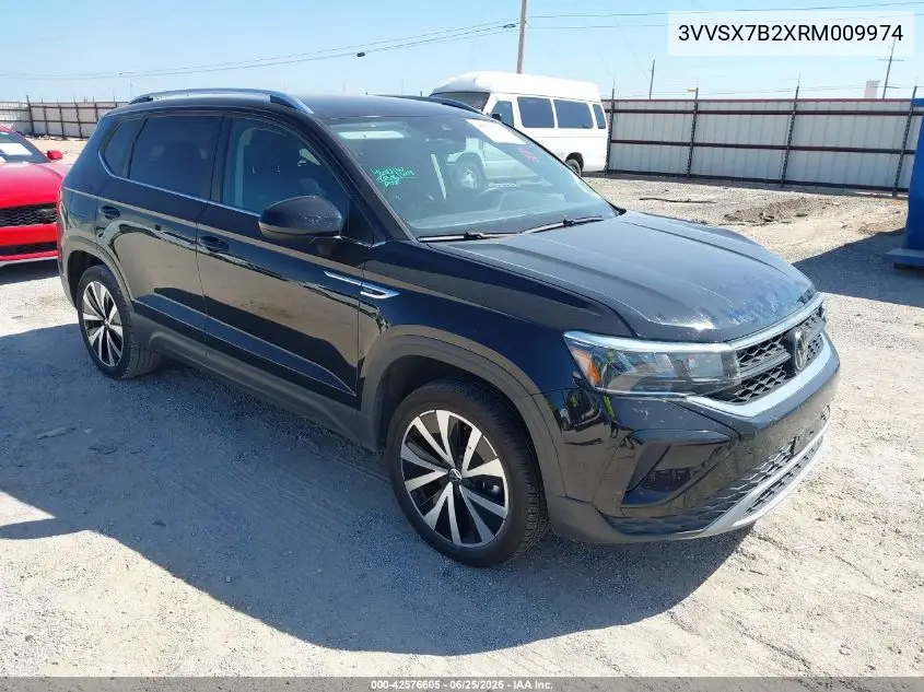 2024 Volkswagen Taos 1.5T Se VIN: 3VVSX7B2XRM009974 Lot: 42576605