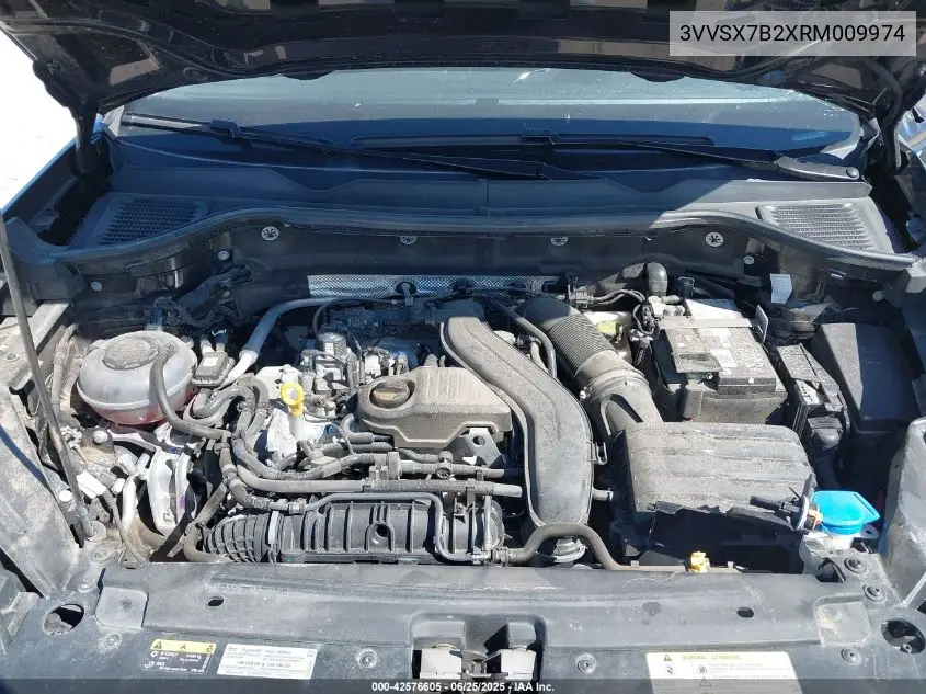 2024 Volkswagen Taos 1.5T Se VIN: 3VVSX7B2XRM009974 Lot: 42576605