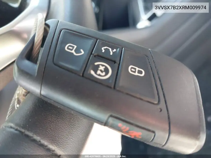 2024 Volkswagen Taos 1.5T Se VIN: 3VVSX7B2XRM009974 Lot: 42576605