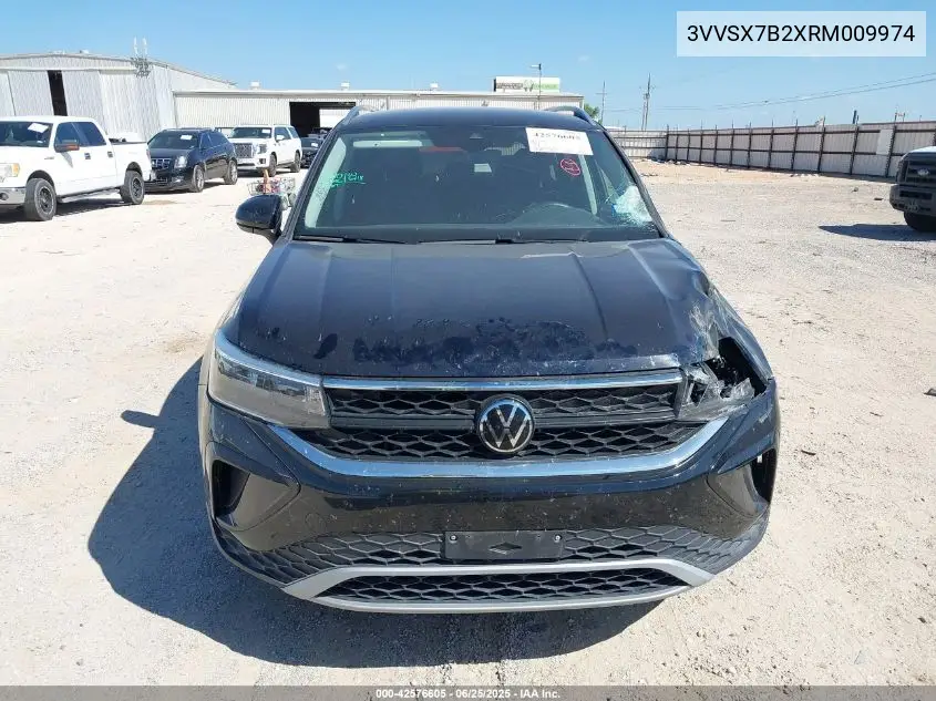 2024 Volkswagen Taos 1.5T Se VIN: 3VVSX7B2XRM009974 Lot: 42576605