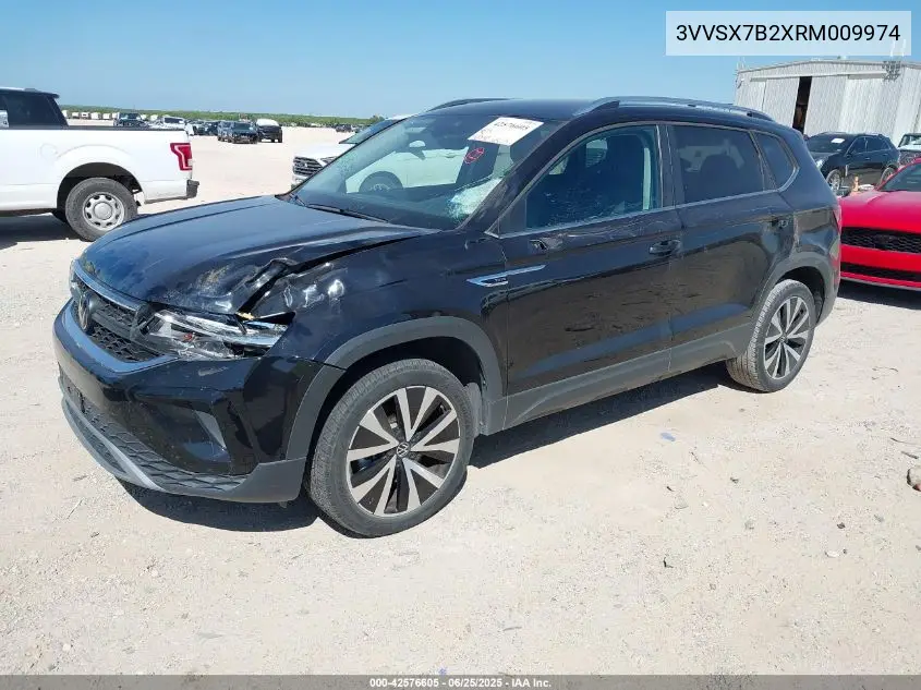 2024 Volkswagen Taos 1.5T Se VIN: 3VVSX7B2XRM009974 Lot: 42576605