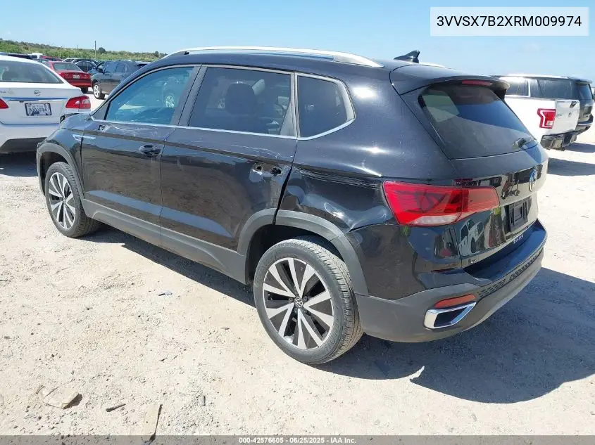 2024 Volkswagen Taos 1.5T Se VIN: 3VVSX7B2XRM009974 Lot: 42576605