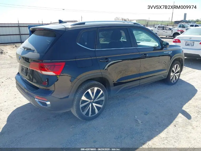 2024 Volkswagen Taos 1.5T Se VIN: 3VVSX7B2XRM009974 Lot: 42576605