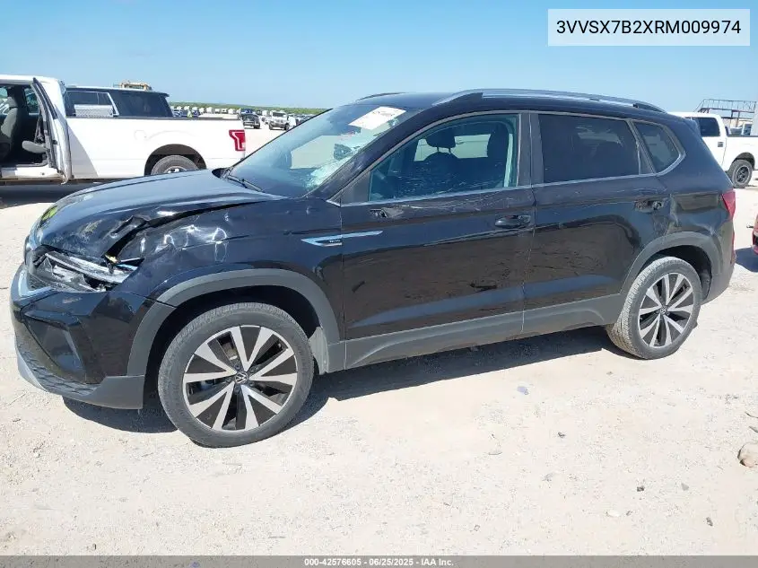 2024 Volkswagen Taos 1.5T Se VIN: 3VVSX7B2XRM009974 Lot: 42576605