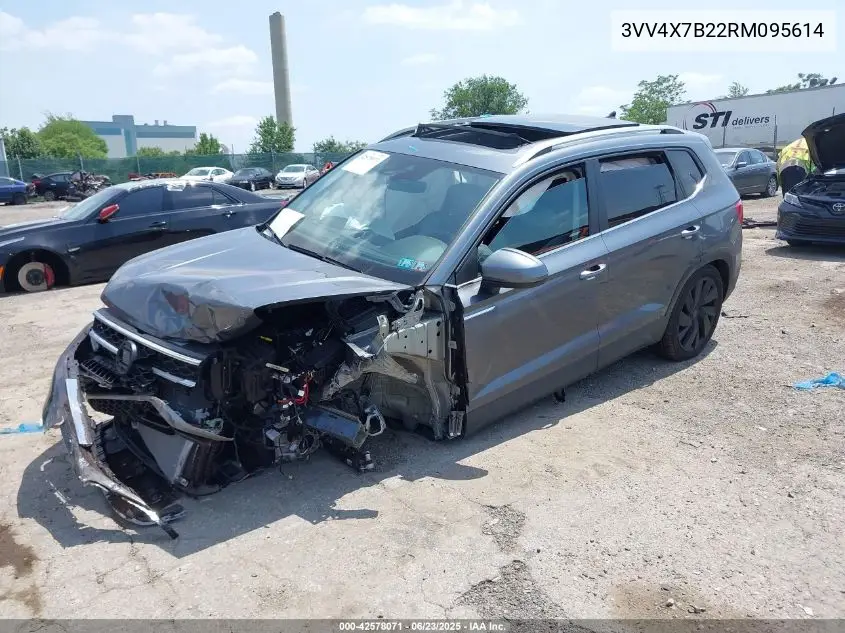 2024 Volkswagen Taos 1.5T Sel VIN: 3VV4X7B22RM095614 Lot: 42578071