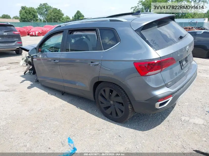 2024 Volkswagen Taos 1.5T Sel VIN: 3VV4X7B22RM095614 Lot: 42578071