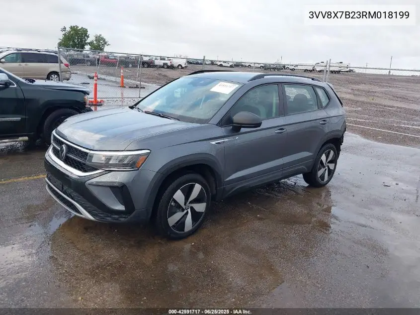 2024 Volkswagen Taos 1.5T S VIN: 3VV8X7B23RM018199 Lot: 42591717