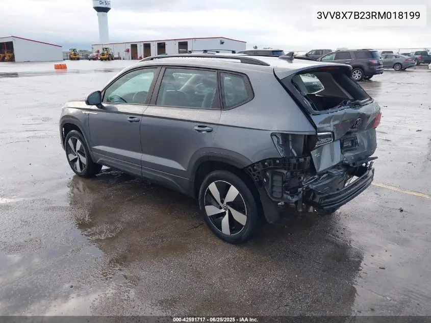 2024 Volkswagen Taos 1.5T S VIN: 3VV8X7B23RM018199 Lot: 42591717