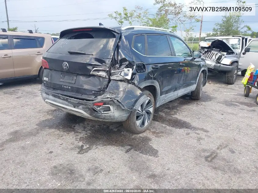 2024 Volkswagen Taos 1.5T Se VIN: 3VVVX7B25RM109509 Lot: 42633488