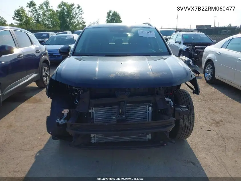 2024 Volkswagen Taos 1.5T Se VIN: 3VVVX7B22RM060477 Lot: 42778655