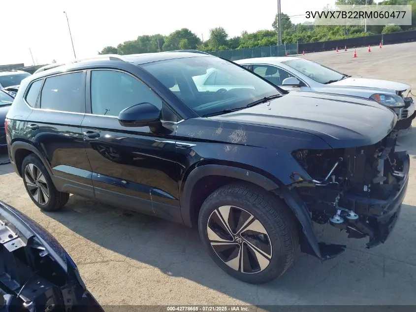 2024 Volkswagen Taos 1.5T Se VIN: 3VVVX7B22RM060477 Lot: 42778655