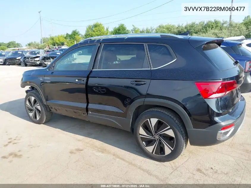 2024 Volkswagen Taos 1.5T Se VIN: 3VVVX7B22RM060477 Lot: 42778655