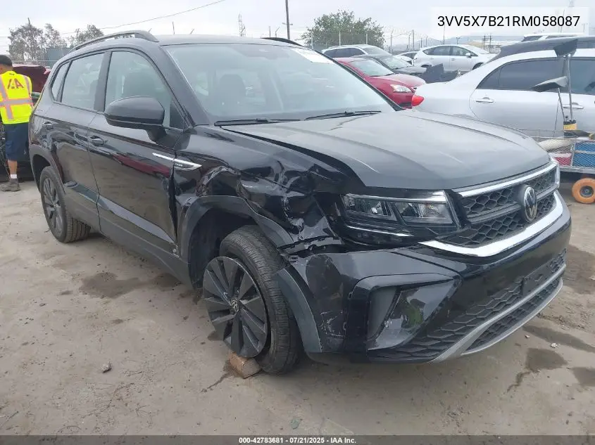 2024 Volkswagen Taos 1.5T S VIN: 3VV5X7B21RM058087 Lot: 42783681