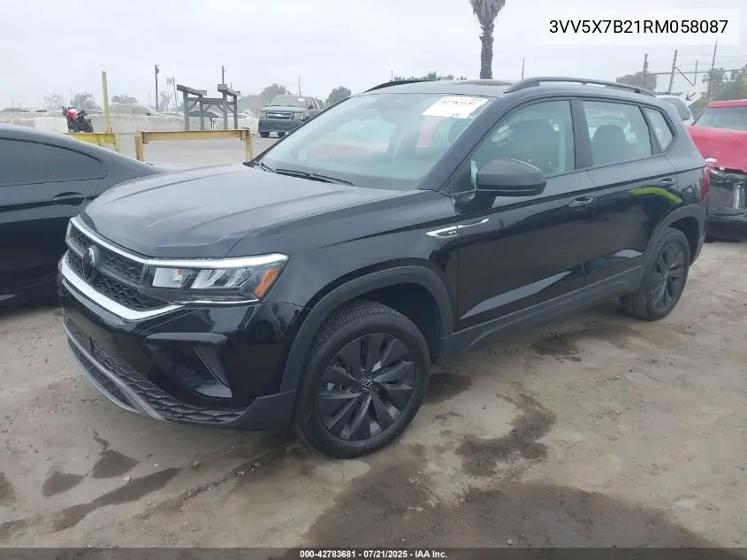2024 Volkswagen Taos 1.5T S VIN: 3VV5X7B21RM058087 Lot: 42783681