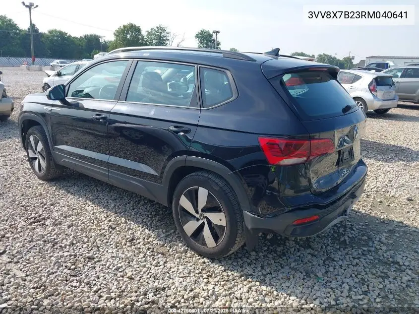 2024 Volkswagen Taos S VIN: 3VV8X7B23RM040641 Lot: 42790801
