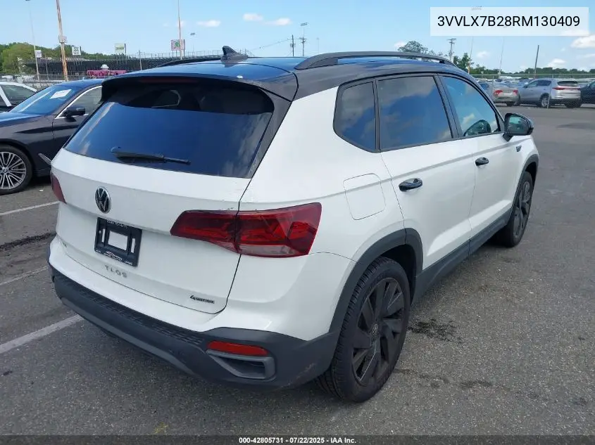 2024 Volkswagen Taos 1.5T Se Black VIN: 3VVLX7B28RM130409 Lot: 42805731