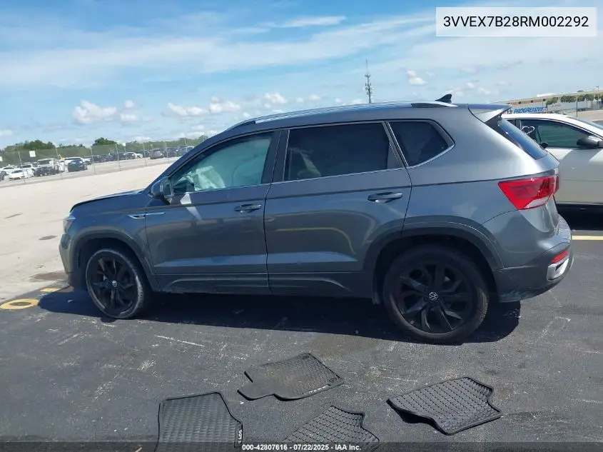 2024 Volkswagen Taos 1.5T Se VIN: 3VVEX7B28RM002292 Lot: 42807616