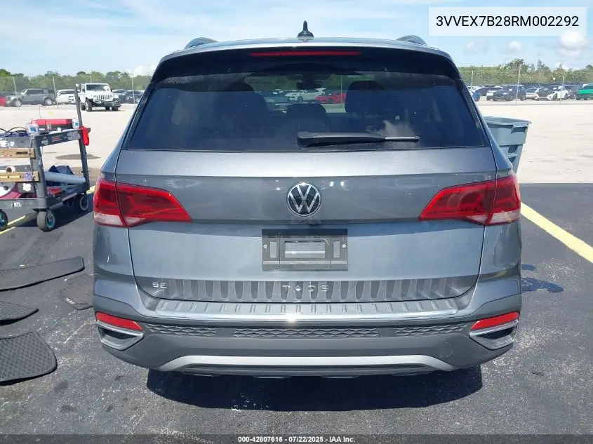 2024 Volkswagen Taos 1.5T Se VIN: 3VVEX7B28RM002292 Lot: 42807616
