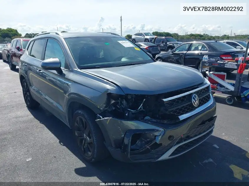 2024 Volkswagen Taos 1.5T Se VIN: 3VVEX7B28RM002292 Lot: 42807616