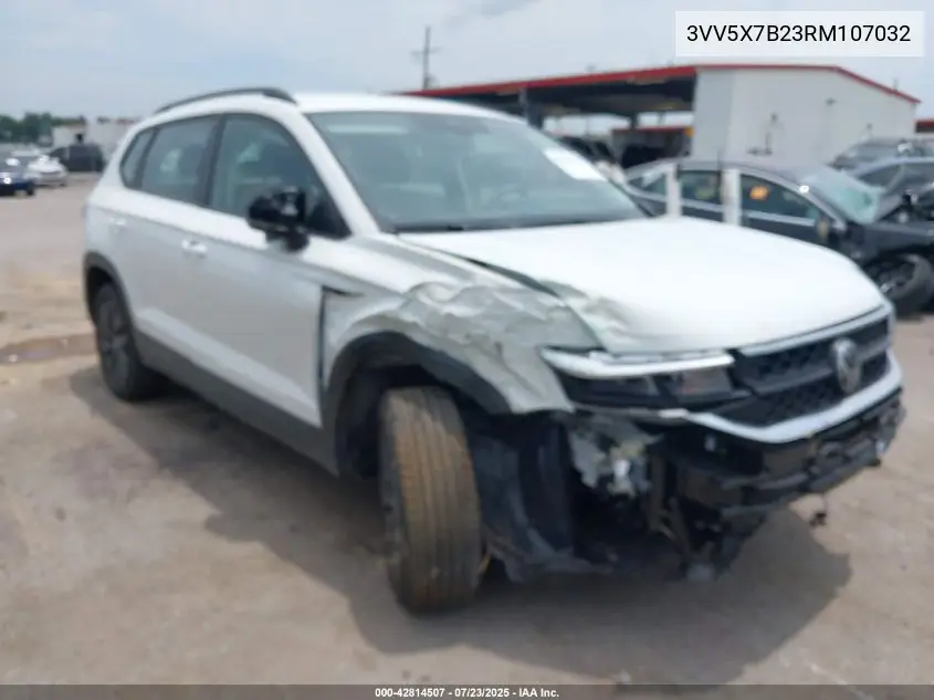 2024 Volkswagen Taos 1.5T S VIN: 3VV5X7B23RM107032 Lot: 42814507