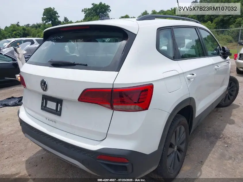 2024 Volkswagen Taos 1.5T S VIN: 3VV5X7B23RM107032 Lot: 42814507