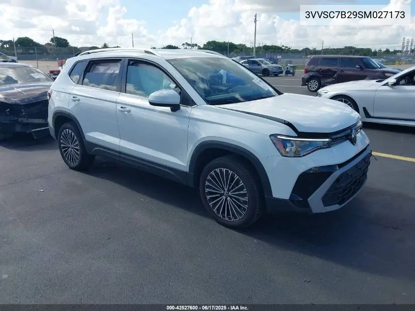 2025 Volkswagen Taos 1.5T Se VIN: 3VVSC7B29SM027173 Lot: 42527600
