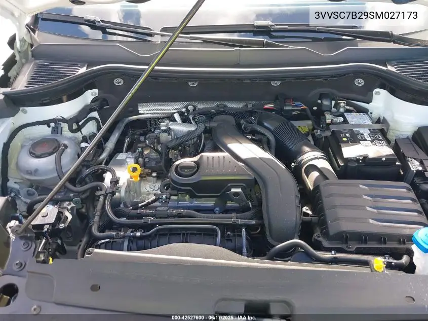 2025 Volkswagen Taos 1.5T Se VIN: 3VVSC7B29SM027173 Lot: 42527600