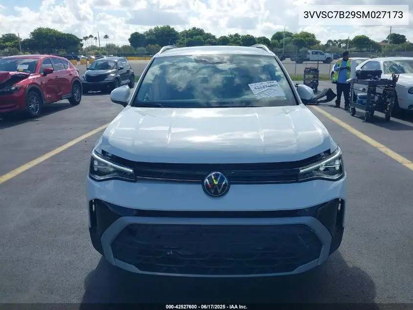 2025 Volkswagen Taos 1.5T Se VIN: 3VVSC7B29SM027173 Lot: 42527600