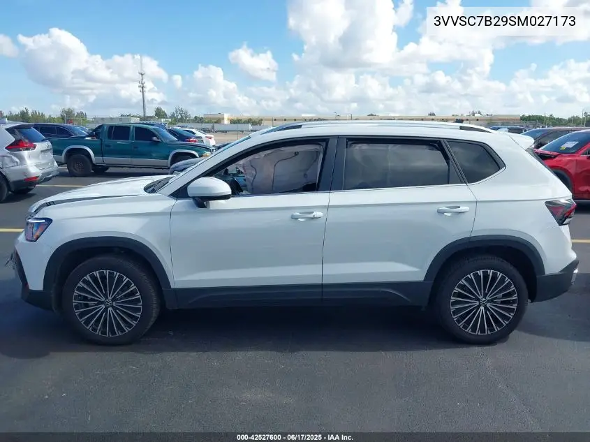 2025 Volkswagen Taos 1.5T Se VIN: 3VVSC7B29SM027173 Lot: 42527600