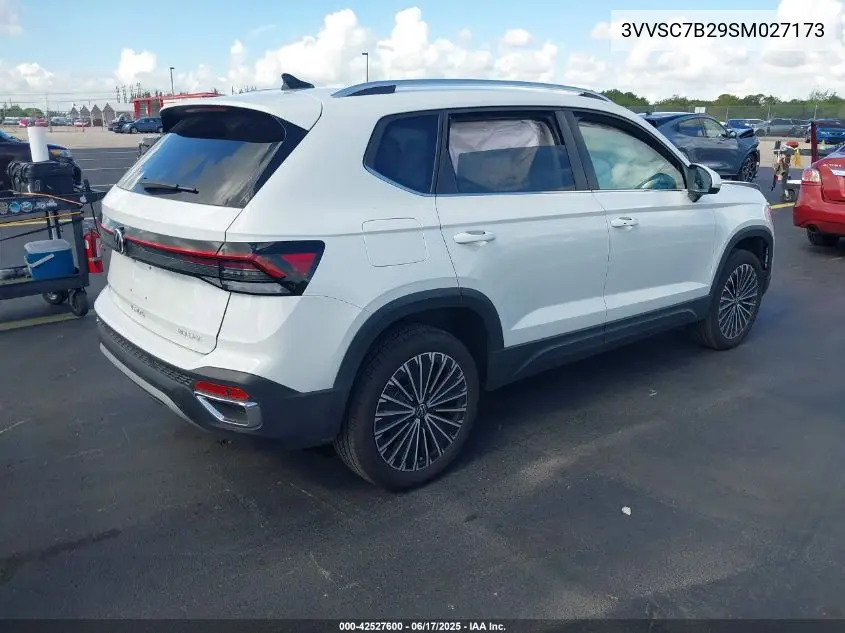 2025 Volkswagen Taos 1.5T Se VIN: 3VVSC7B29SM027173 Lot: 42527600