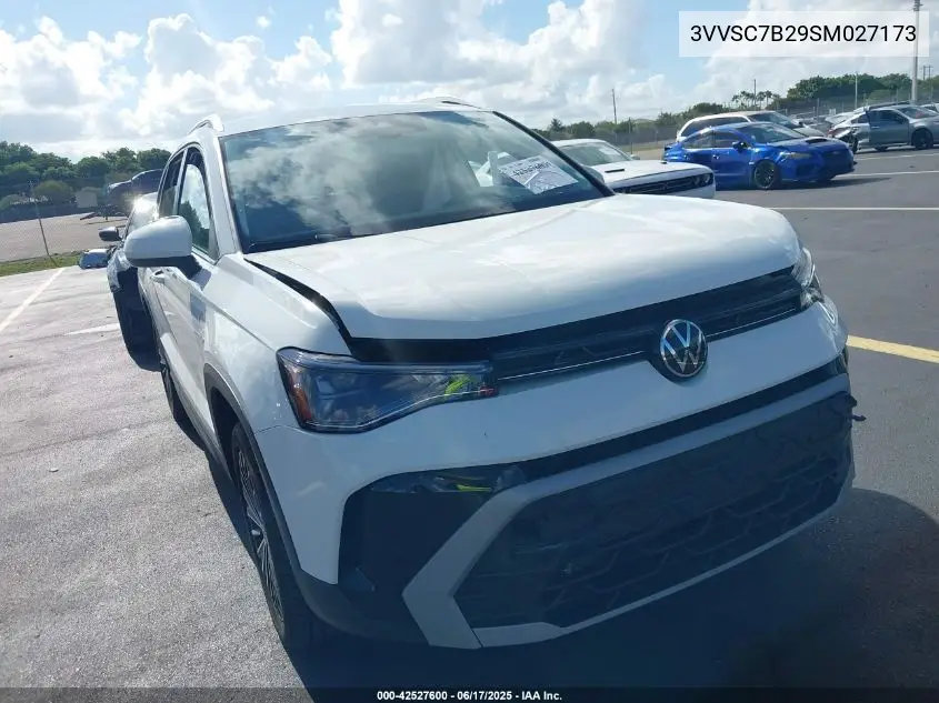 2025 Volkswagen Taos 1.5T Se VIN: 3VVSC7B29SM027173 Lot: 42527600