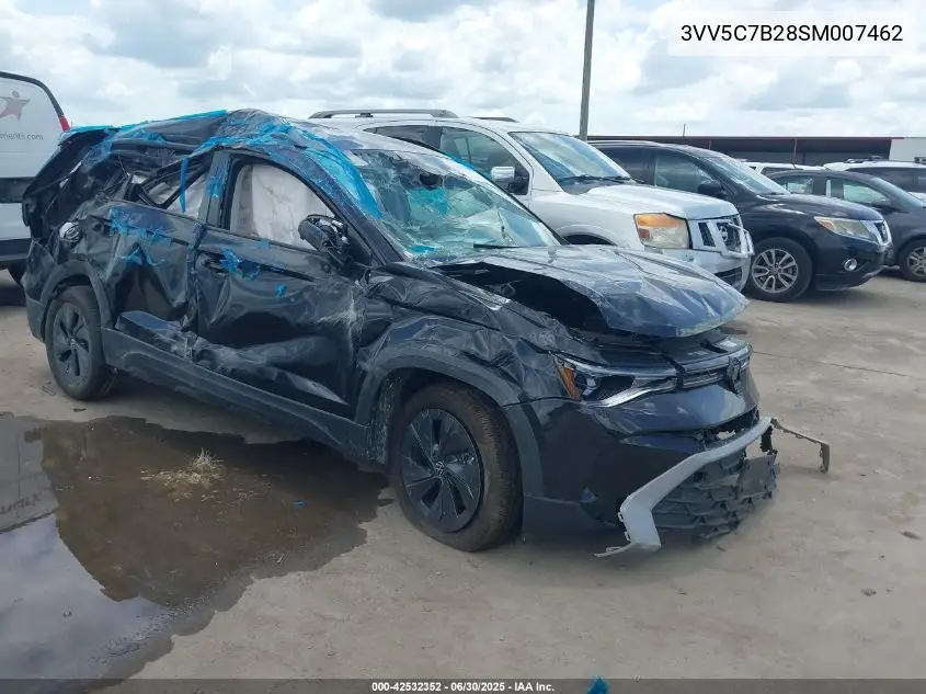 2025 Volkswagen Taos 1.5T S VIN: 3VV5C7B28SM007462 Lot: 42532352
