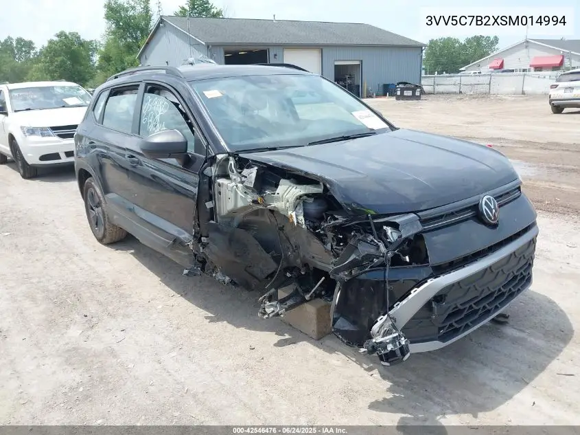 2025 Volkswagen Taos 1.5T S VIN: 3VV5C7B2XSM014994 Lot: 42546476