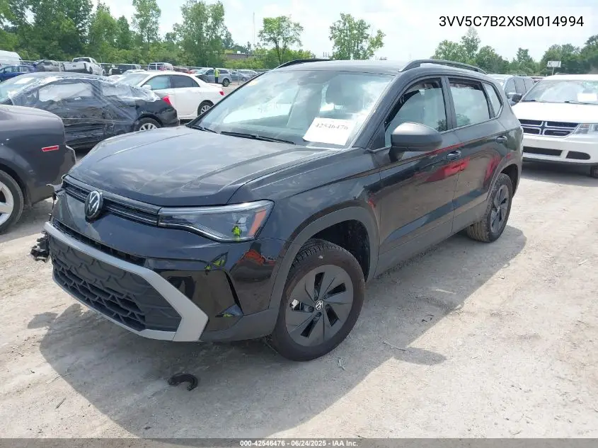 2025 Volkswagen Taos 1.5T S VIN: 3VV5C7B2XSM014994 Lot: 42546476