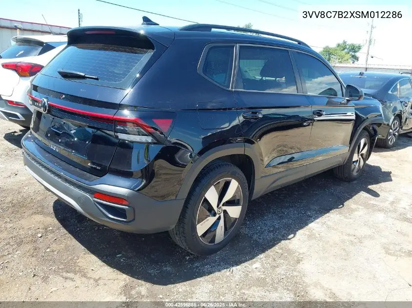 2025 Volkswagen Taos 1.5T S VIN: 3VV8C7B2XSM012286 Lot: 42596885